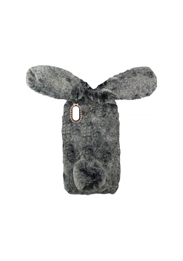 Nettech - İphone Xs Max Uyumlu Peluş Arka Koruma Kılıf - Pembe Pembe