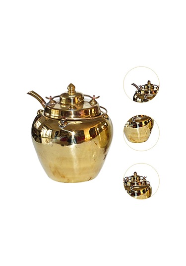 Suntek Şarap Isıtıcı Tencere Mutfak Gereçleri Taşınabilir Altın