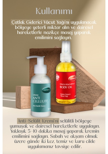Mecitefendi Selülit Kremi 125 Ml + Çatlak Vücut Bak
