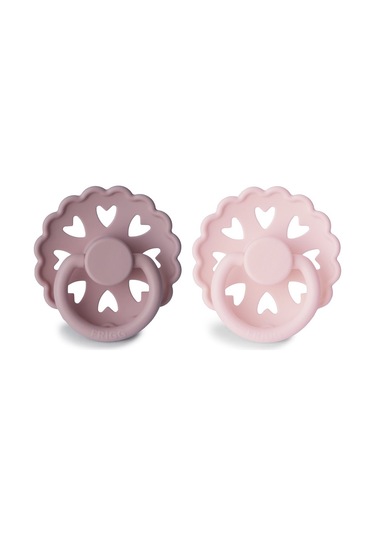Frigg Fairytale İkili Kauçuk Emzik-Twilight Mauve/White Lila 6-18 Ay Lila