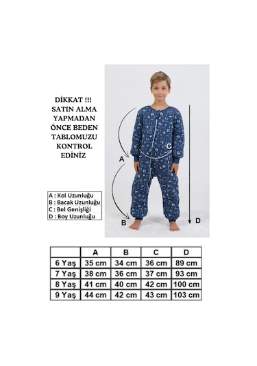 Erkek Çocuk Kalın Elyaf Dolgulu Premium Kalite 2.5 Tog Desenli Uyku Tulumu-koyu Lacivert Koyu Lacivert Erkek Çocuk Kalın Elyaf Dolgulu Premium Kalite 2.5 Tog Desenli Uyku Tulumu-koyu Lacivert Koyu Lacivert