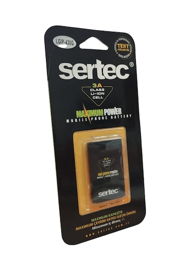 Sertec - Lg Cf360 / Lgıp-430g Uyumlu Batarya