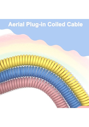 Sones Ajazz Al60 Usb - Type-c/usb-c Klavye Uzatma Hattı Tek Delikli Konnektör, Kablo Uzunluğu: 2,3 M Şeftali Pembesi