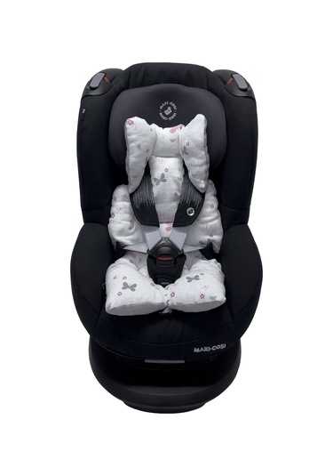 Ezh Collection 8011 Müslin Puset ve Oto Koltuğu Minderi Pembe-Gri