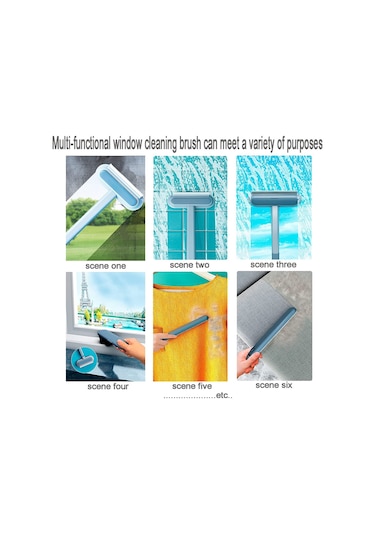 4 In 1 Cam Pencere Temizleme Sileceği Koltuk Halı Tüyü Toplama