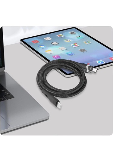 Nr9 Type-c To Type-c iPhone Uyumlu Android 65w Pd Led Işıklı Kabl