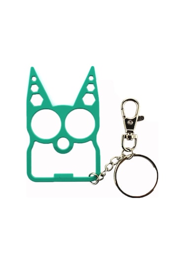 2 Adet 6'sı 1 Arada Çok Fonksiyonlu Anahtarlık Çinko Alaşımlı Şişe Açacağı Parlak Yeşil