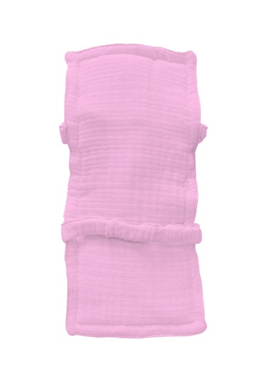 Pamuk Muslin Bebek Emzirme Yastığı Ter Emici Kol Yastığı Pembe