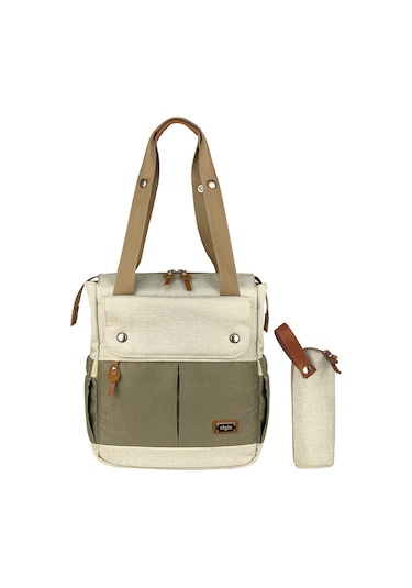 Stylo Platinum 2 In 1 Anne Bebek Bakım Sırt Ve Omuz Çantası Be Bej