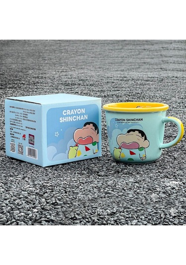 Geeroyoo Kadınlar İçin Sevimli Seramik Kupa, Kahve/çay İçmek, Ev Kullanıma Uygun, Hediye Hediyesi - Mavi 340ml Diğer