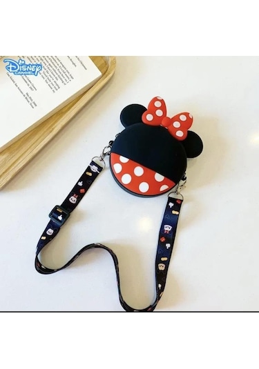 Disney Minnie Mouse Silikon Askılı Çanta-1485 Çok Renkli