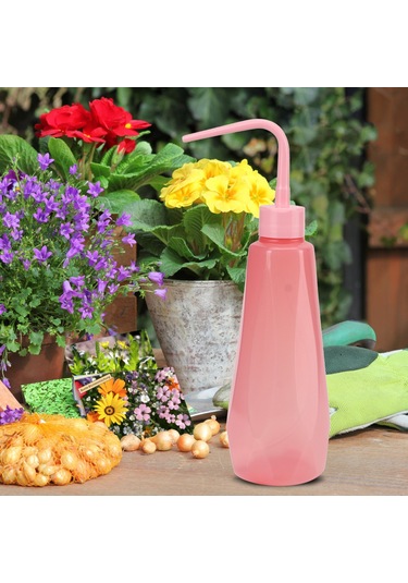 Vkemall 2 Adet 480ml Fıstıkçıbucaklı Sulama Flashtası - Çiçek Ve Sukulentler İçin Esnek Silikon Hortumlu, Kontrollü Su Akışı, Bahçe Aleti