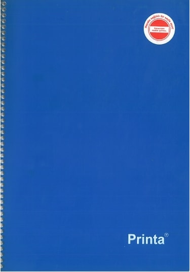 Ekofis Pirinta defter 160 Yp Çizgili A4 Spiralli PP.Kap.Mor