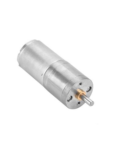 Wezone 12v 100rpm Metal Dişli Dc Motor, Yüksek Tork, Düşük Gürültü, 25mm Dış Çaplı Ga370 Robot, Elektronik Kilit Uygulamaları