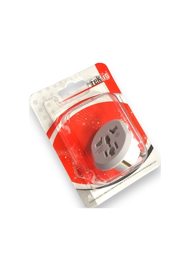 Tek-iş Türk Fişli Seyahat Adaptörü Dönüştürücü Ekstra Plus Amerika Ingiltere Avustralya Italya Çin Ve Diğer