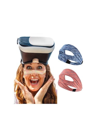 Vr Gözlük Başa Monte Nefes Alabilir Tere Dayanıklı Göz Maskesi Renkli