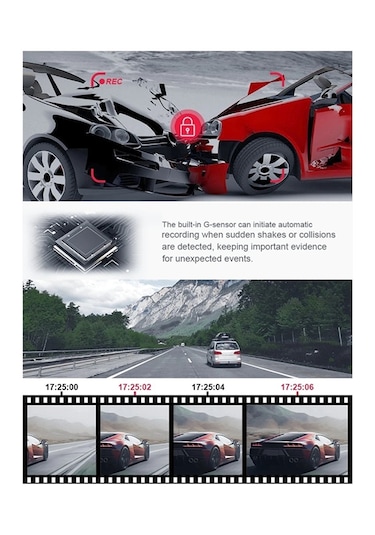 4 Kameralı 1080p Hd Araç İçi Kamera Ön Arka Yan Sağ-sol Açılar