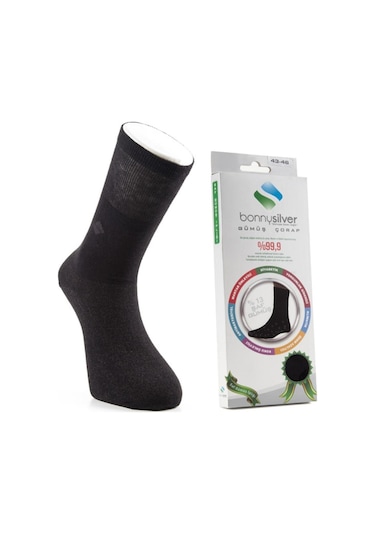 5 Çift Bonny Silver %13 Gümüş Çorap Normal Koruma