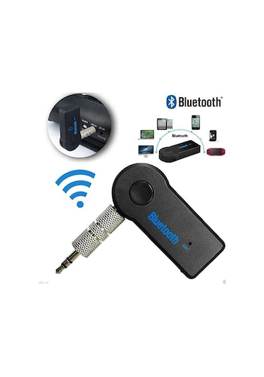 Kablosuz Lg Iphone Android Bluetooth Aux Araç Kiti Siyah