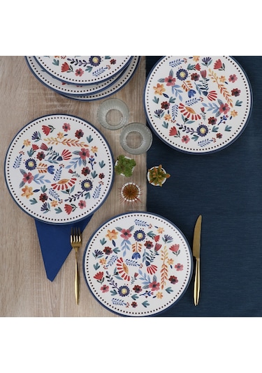 Keramika 19558 Springtime Servis Tabağı 26 Cm 6 Adet