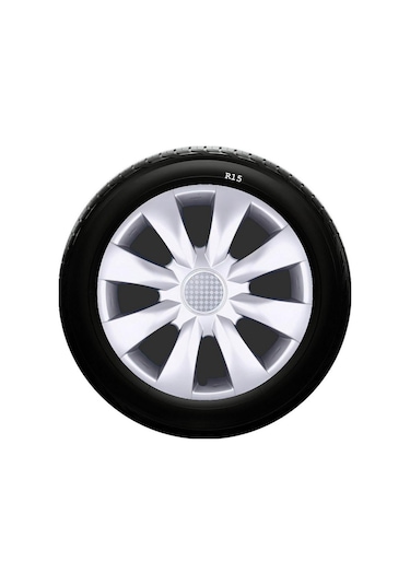 Ford Uyumlu 15 Inc Kırılmaz Sks Jant Kapağı 1 Takım 4 Adet No:316