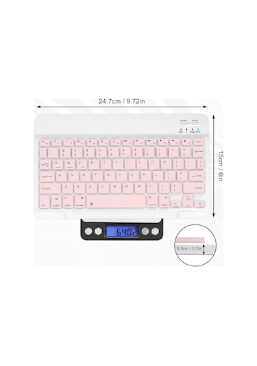 Valkyrie BL30-P 10" Bluetooth Kablosuz Klavye