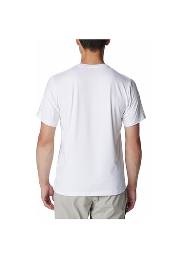 Columbia Ao5545 Tech Trail Crew Neck Iı Erkek T-shirt-29975 Beyaz