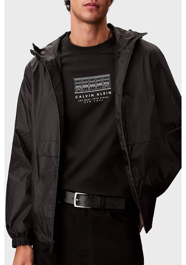 Calvin Klein Erkek T Shirt Lv04rf823g Ub1 Siyah Siyah