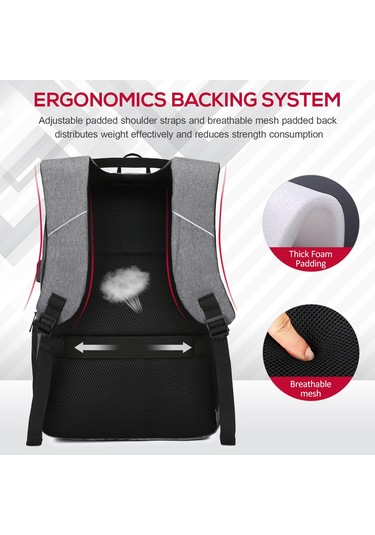 Laptop Sırt Çantası Kadın Erkek Omuz Çantası Kolej Kırmızı Kızıl Kırmızı