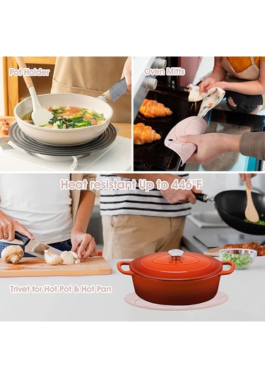 Sıcak Tencere İçin Silikon Bardak Altlıkları, Mutfak İçin Isıya Dayanıklı Bardak Altlıkları Diğer