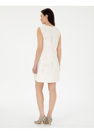 Pierre Cardin Kadın Ekru Elbise Dokuma 50306493-vr019