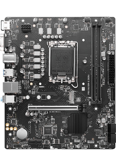 MSI Pro H610M-E DDR4 Intel H610 3200 MHz DDR4 Soket 1700 mATX Anakart