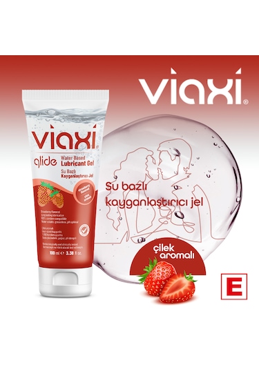 Viaxi Çilekli Kayganlaştırıcı Jel 100 Ml.