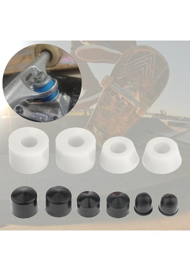 Homyl Açık Için Kaykay Kamyon Burç Kiti Amortisörler Beyaz Beyaz Çok Renkli