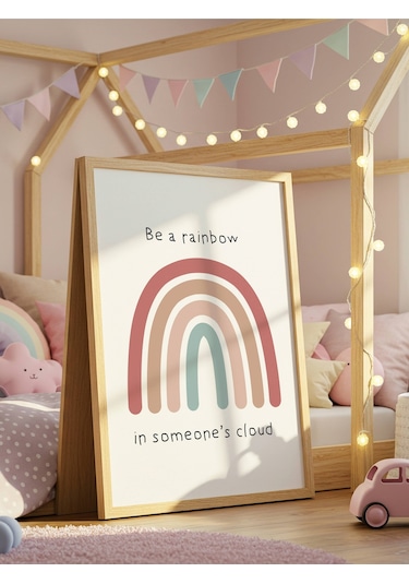 Be A Rainbow Dijital Baskı Poster V1 Çerçevesiz
