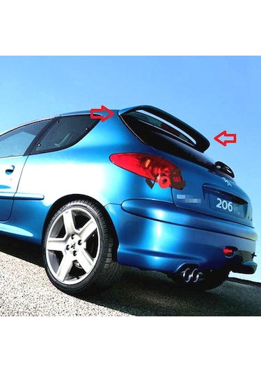 Peugeot 206 Rc Spoiler -Boyasız - Bodykit Store