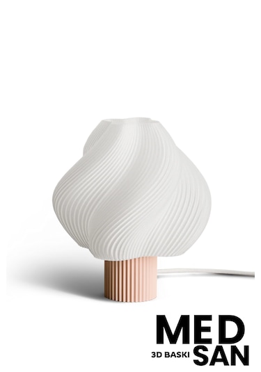 3d Baskı Modern Tasarım Lambader 25cm Bej