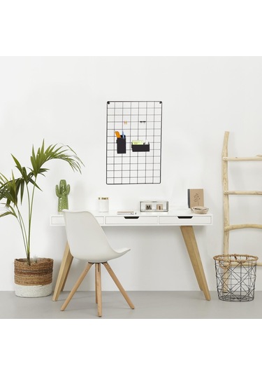 Metal Tel Pano Fotoğraf Askısı Notluk Siyah 40X60 Catchme