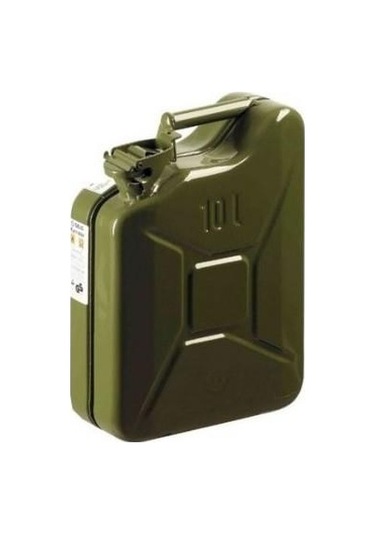 Gelg Askeri Tip Metal Benzin Yakıt Bidonu 10 Lt Meridyendukkan