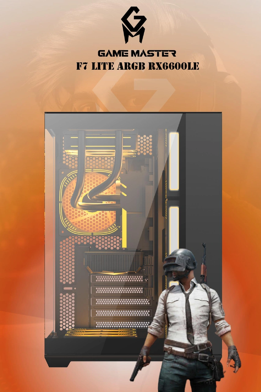 Game Master F7 Lite R7-5700X 16 GB 512 GB RX6600LE Dos Masaüstü Oyuncu Bilgisayarı