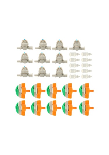 10 Adet 4/7 Hortum Bağlantılı Nozul Huiliang