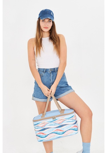 Superbag 22 Litre Piknik/kamp Çantası Sepeti. Termal Termos Çanta Sıcak-soğuk Koruma Sağlar Angel-20250133 Angel Çok Renkli