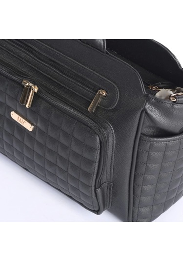 M&y Juno Deri Anne Bebek Bakım Çantası 7281 Siyah