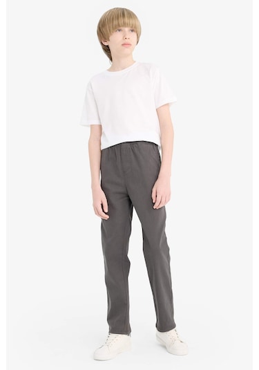 Defacto Erkek Çocuk Düz Paça Gabardin Pantolon T8850a625auar213 Antrasit Defacto Erkek Çocuk Düz Paça Gabardin Pantolon T8850a625auar213 Antrasit
