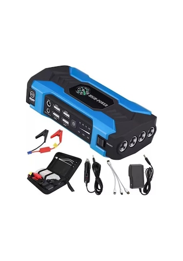 Geeksen 28000mah 12v General Motors Acil Marş Güç Marşı Dijital Ekranlı/dijital Ekransız