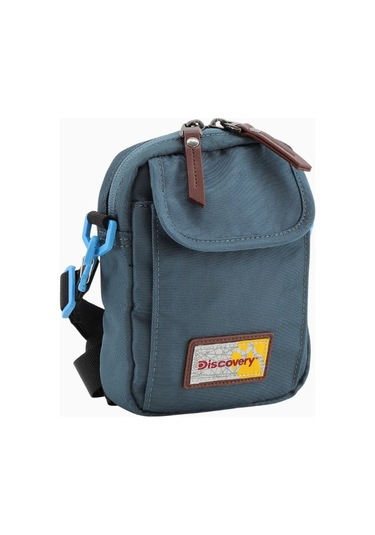 Discovery Icon Rfıd Korumalı Sürdürülebilir Utility 1l Kapasiteli Unisex Omuz Çantası Mavi