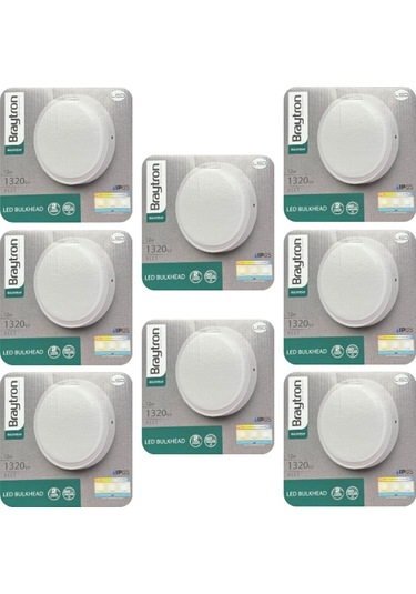 8 Adet Braytron 12w Beyaz, Günışığı, Sarı Işık Ayarlanabilir Dış Mekan Sıva Üstü Led Armatür Beyaz-günışığı-sarı Çok Renkli