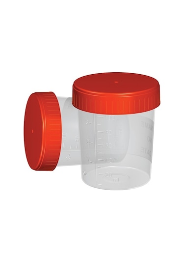 Ayset Steril Numune Kabı 100 ML 50 Adet