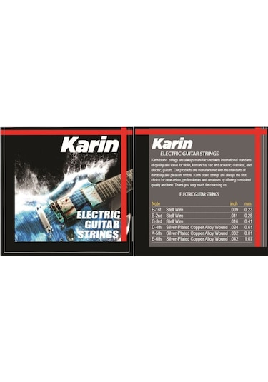 Karin Strings K506 - Elektro Gitar Teli