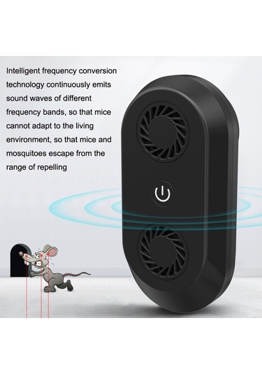 Ultrasonik Sivrisinek Kovucu Çok Fonksiyonlu Elektronik Böcek Kovucu Uk Fiş Beyaz , Boyut:uk Fiş